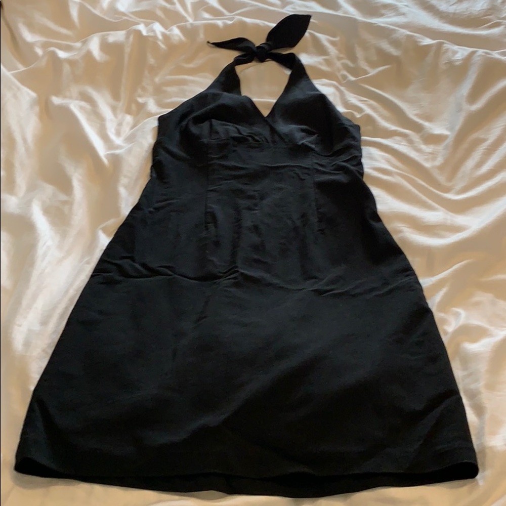 Black Halter dress